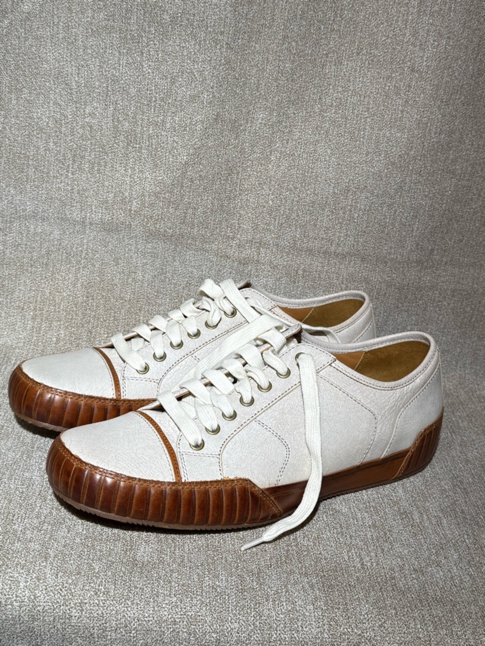 Cole Haan Noah Oxford White Distressed Men’s shoes Size 11.5 M NIB